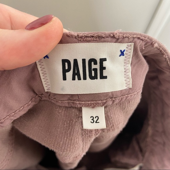 Paige Hoxton High-Rise Skinny Jeans in Faded Mauve Size 32 - Picture 8 of 10
